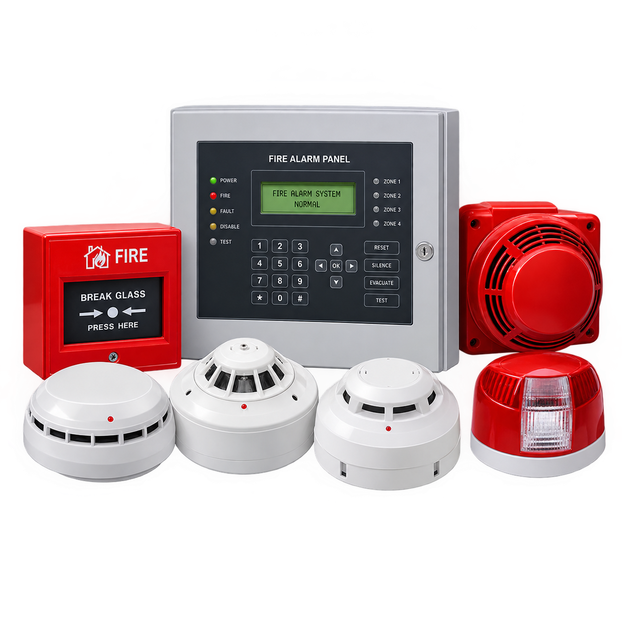Galox Intelligent Addressable Fire Alarm Panel